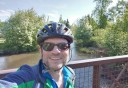 Photo of guest smiling on the trail
